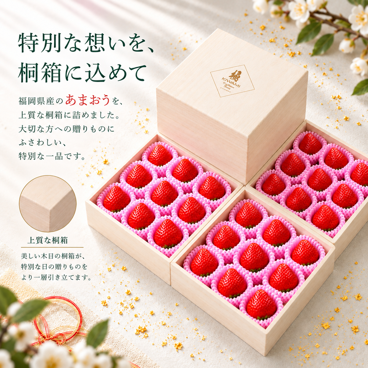 【予約販売 2026年12月1日～30日 順次発送予定】あまおういちご 重箱3段