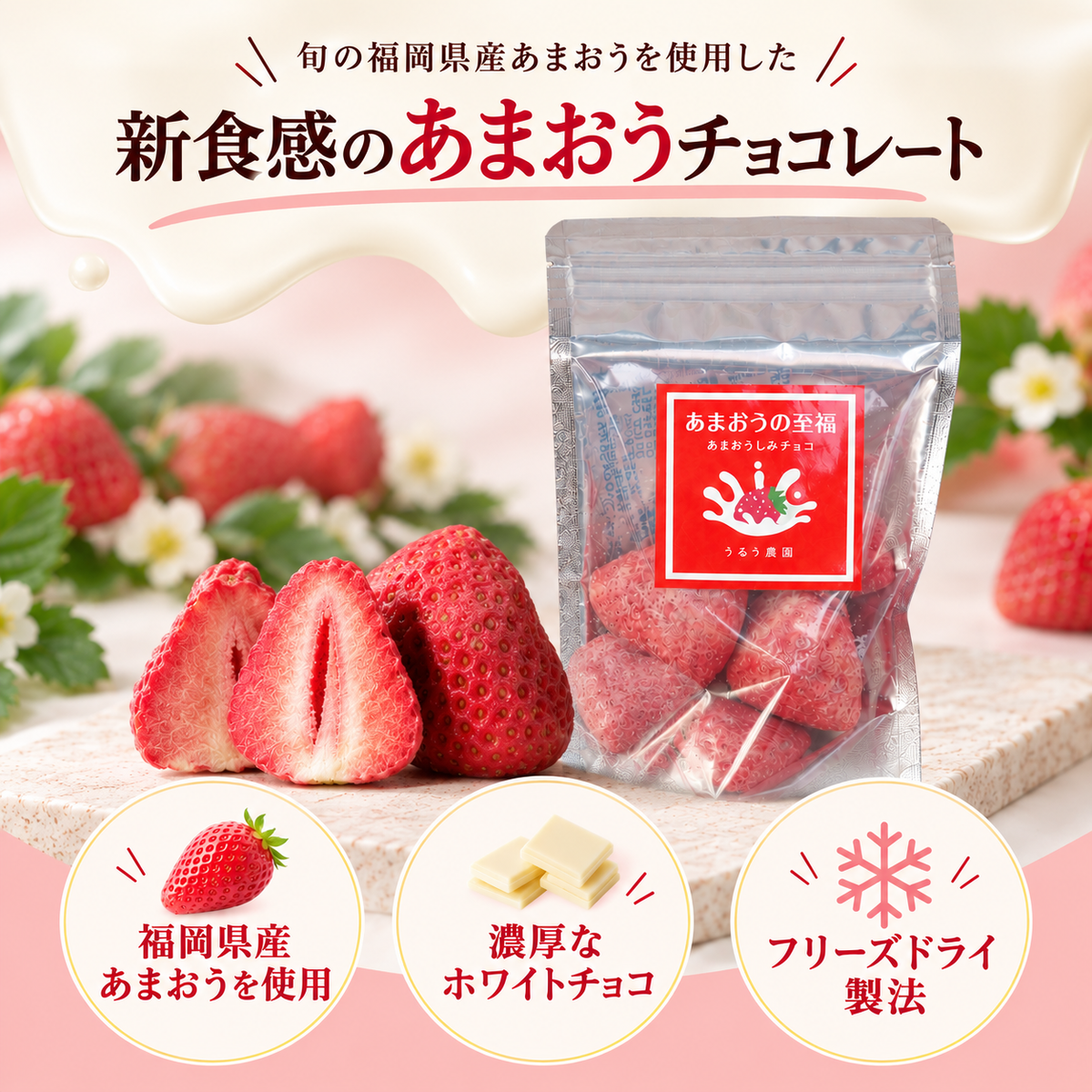 あまおうしみチョコ【送料無料】