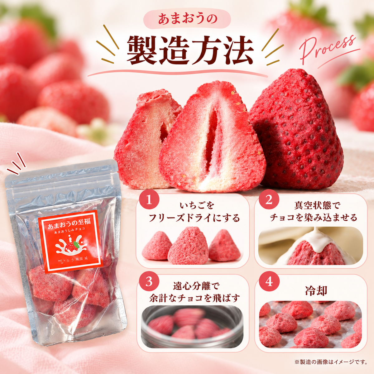 あまおうしみチョコ【送料無料】