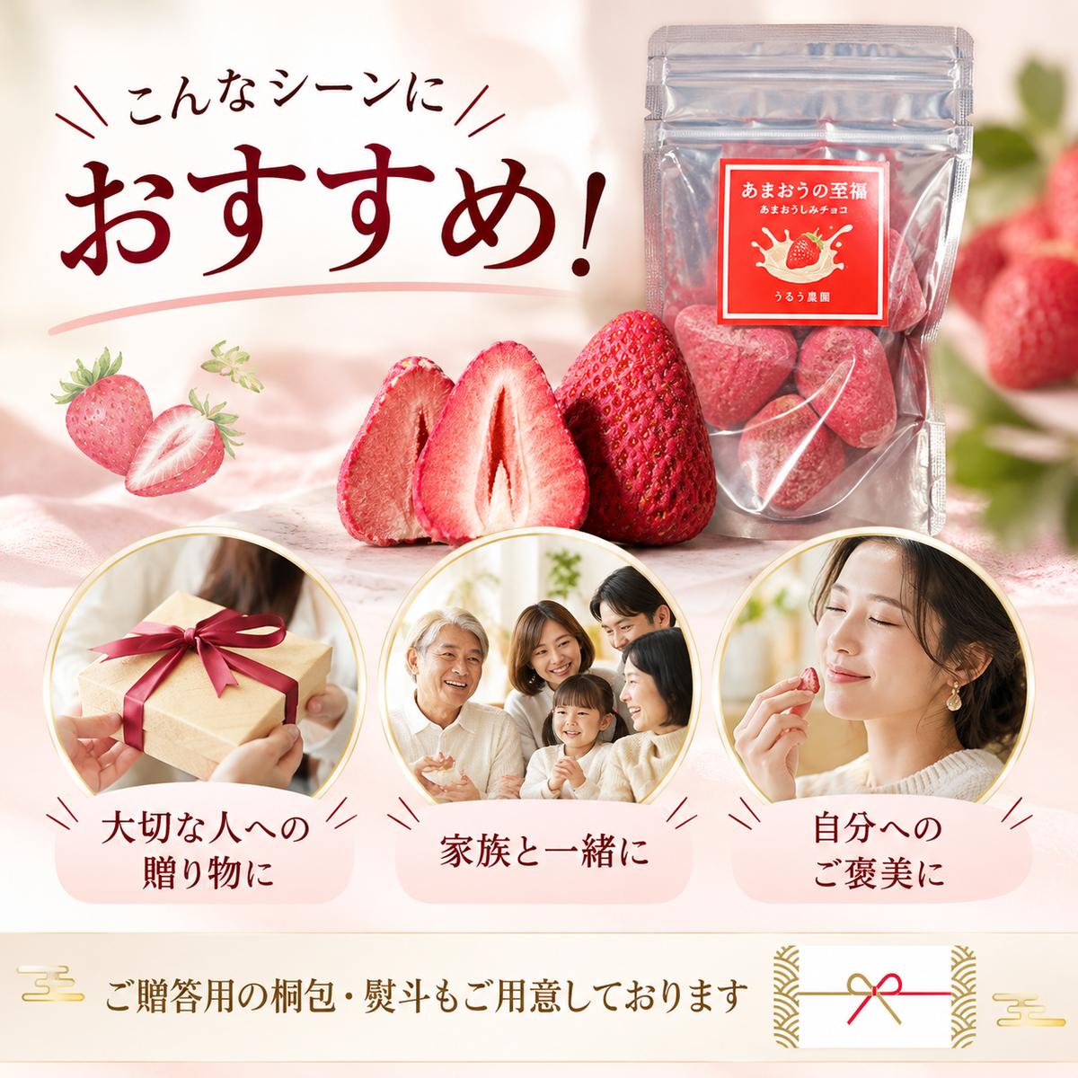 あまおうしみチョコ【送料無料】