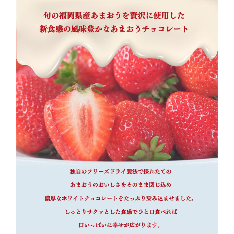 【レジにて10%引きセール実施中!!】あまおうしみチョコ【送料無料】
