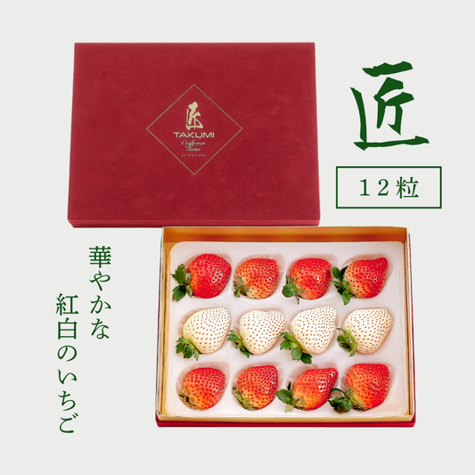 【予約販売 2026年12月1日～30日 順次発送予定】プレミアム極上紅白あまおう400g【送料無料】