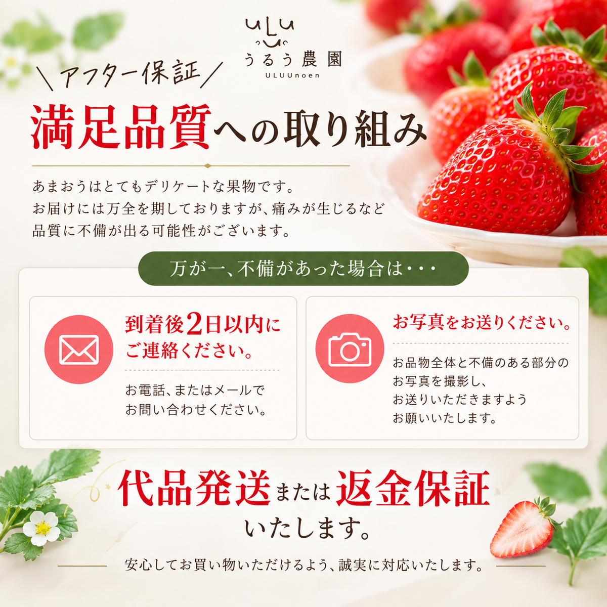 【予約販売 2026年12月1日～30日 順次発送予定】特選あまおう400g～800g【送料無料】