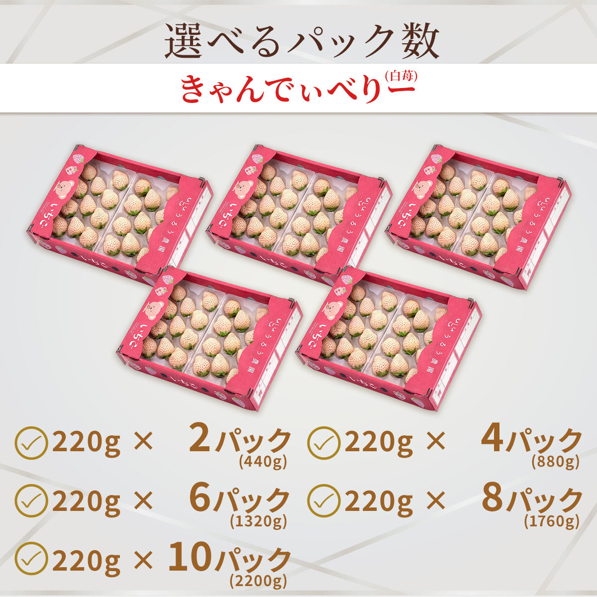 【表示価格より10％引き】うるべりー きゃんでぃーべりー220g 440g～2200g【送料無料】